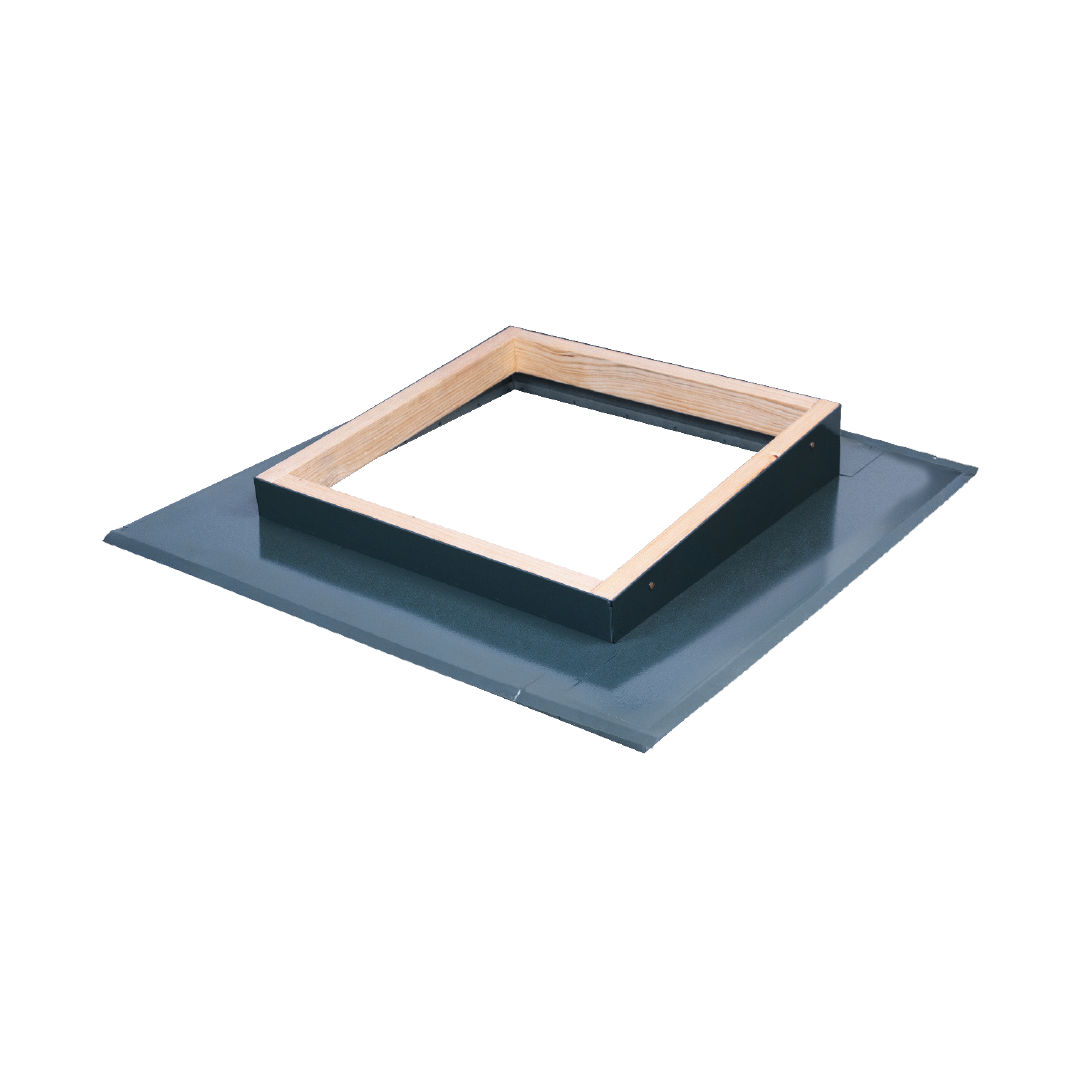 Velux Flat Roof with Pitch Adapter|1430 (460 x 870mm)|Corrugated|0°- 5°|0.75mm Zincalume (Spot welded & silicon joined)