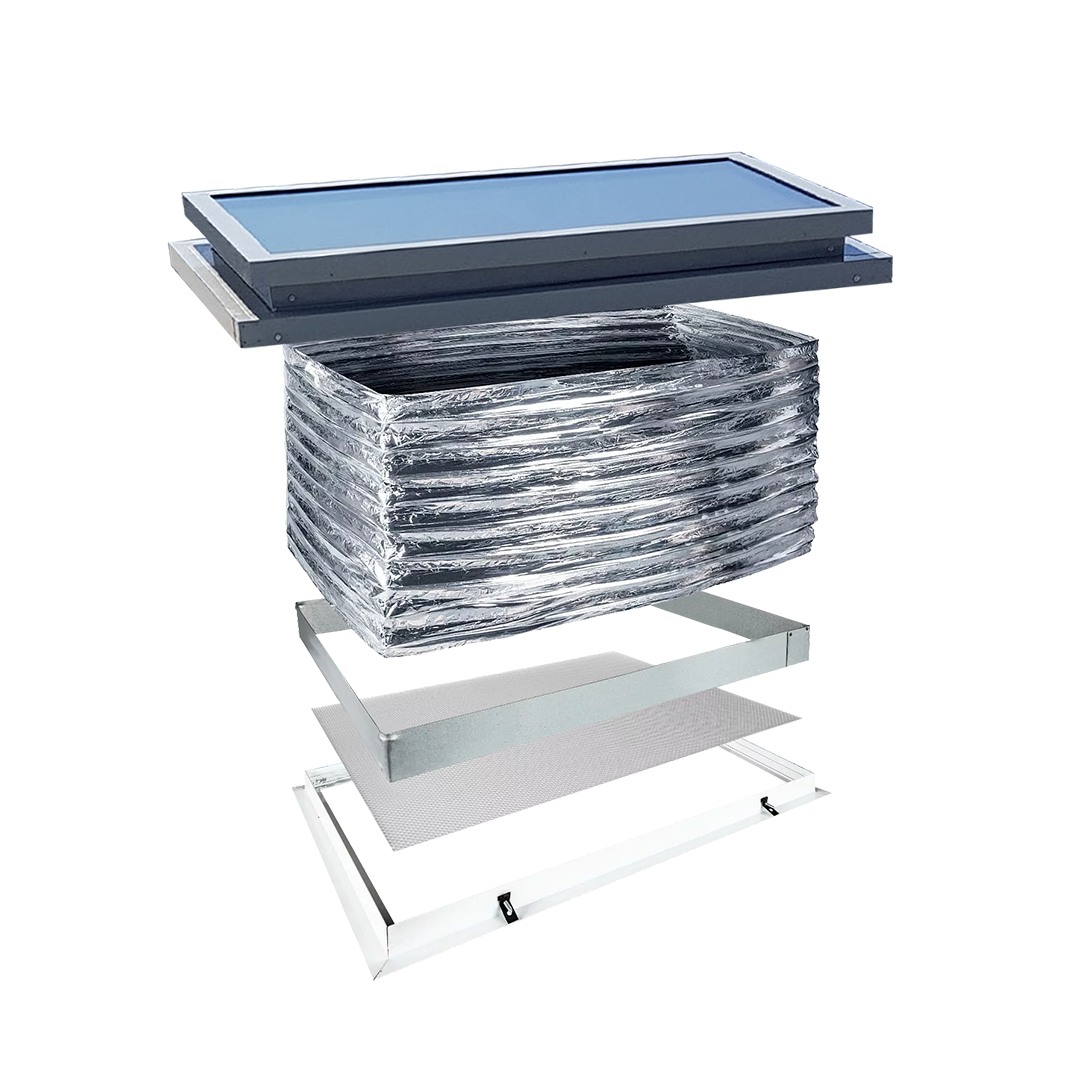 GSLFSK|400x400mm|Metal Deck|1m|Vented|Double