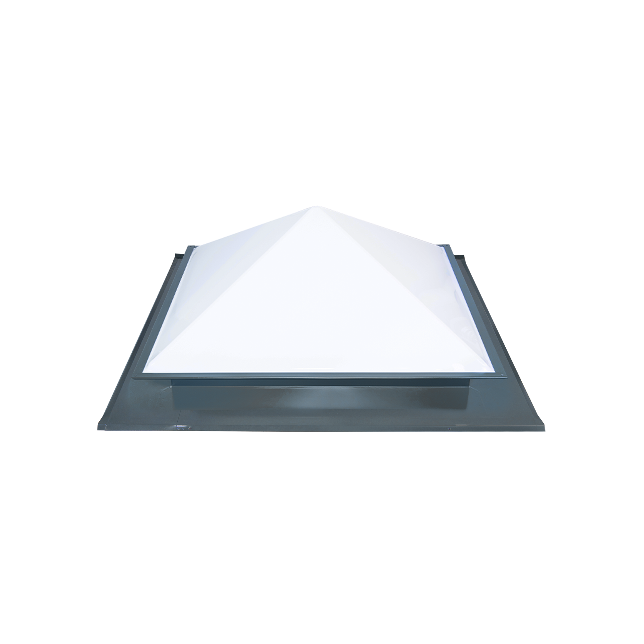 Pyramid Skylight|1000x1000mm|Corrugated|Vented|Opal