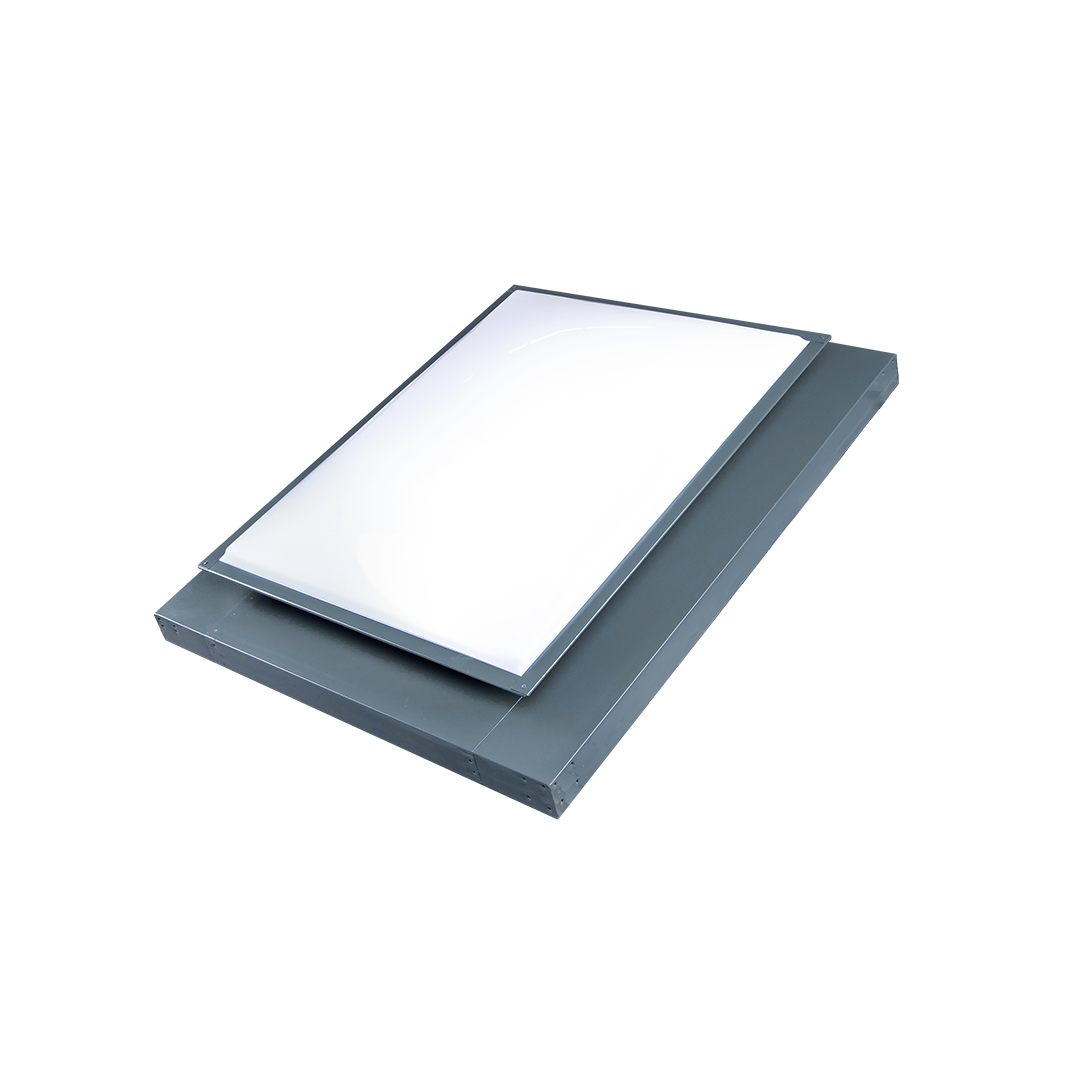Traditional Skylight|500x500mm|Metal Deck|Vented|Opal