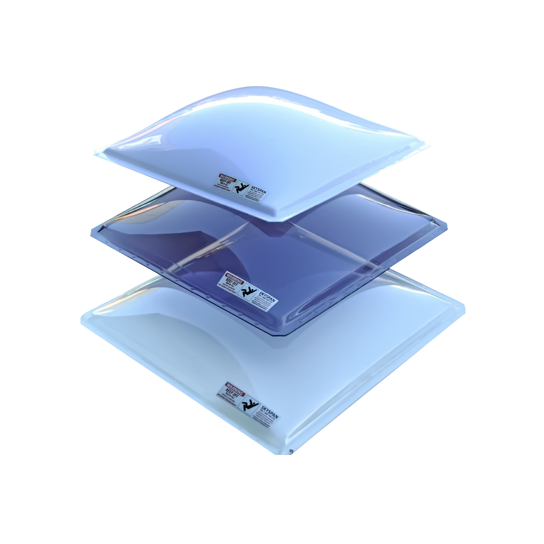 Replacement Dome|600x1100mm (745x1245mm Flange to Flange)|Clear