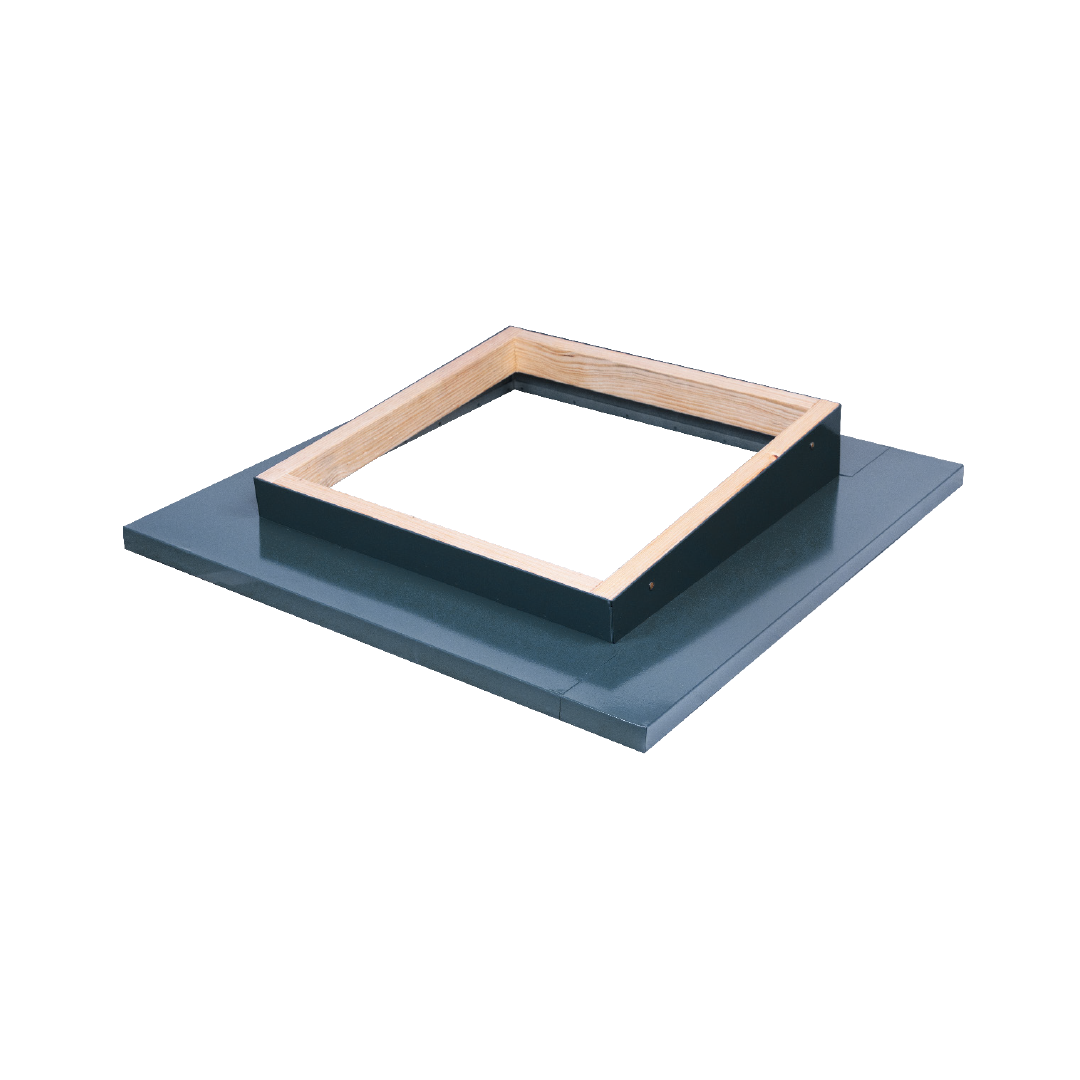 Velux Flat Roof with Pitch Adapter|1430 (460 x 870mm)|Hob Mount|0°- 5°|0.75mm Zincalume (Spot welded & silicon joined)