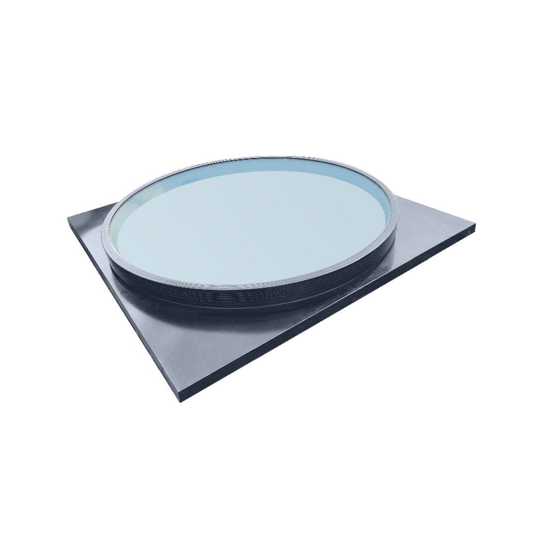 Glass Dome Circular Skylight GDCSL|500mm|Hob Mount (Concrete)|Double