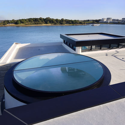 Glass Circular Skylight Mullion - GCXLM