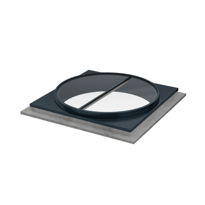 Glass Circular Skylight Mullion - GCXLM