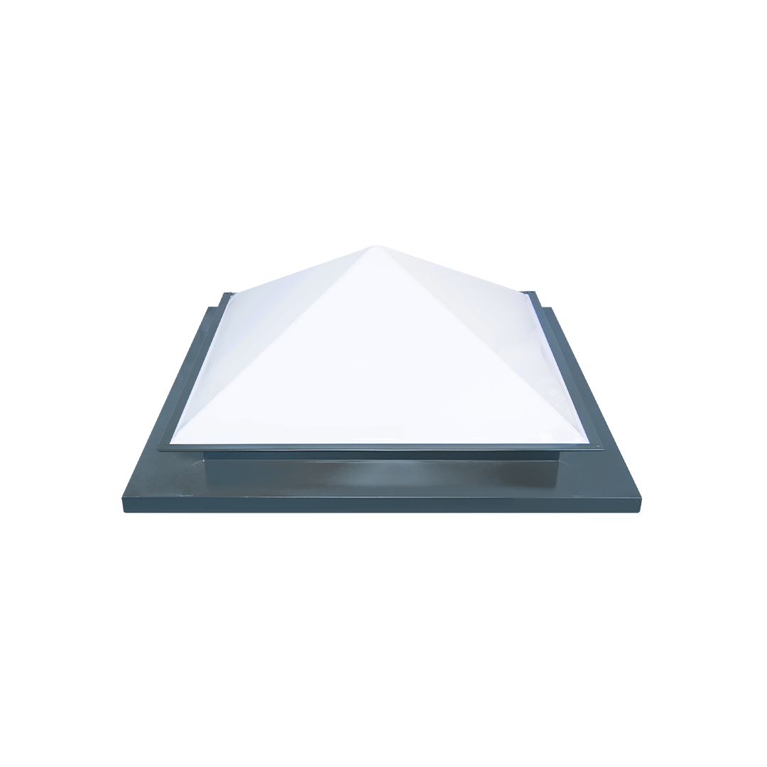 pyramid skylight|550x550mm|Hob Mount (Concrete)|Vented|Clear