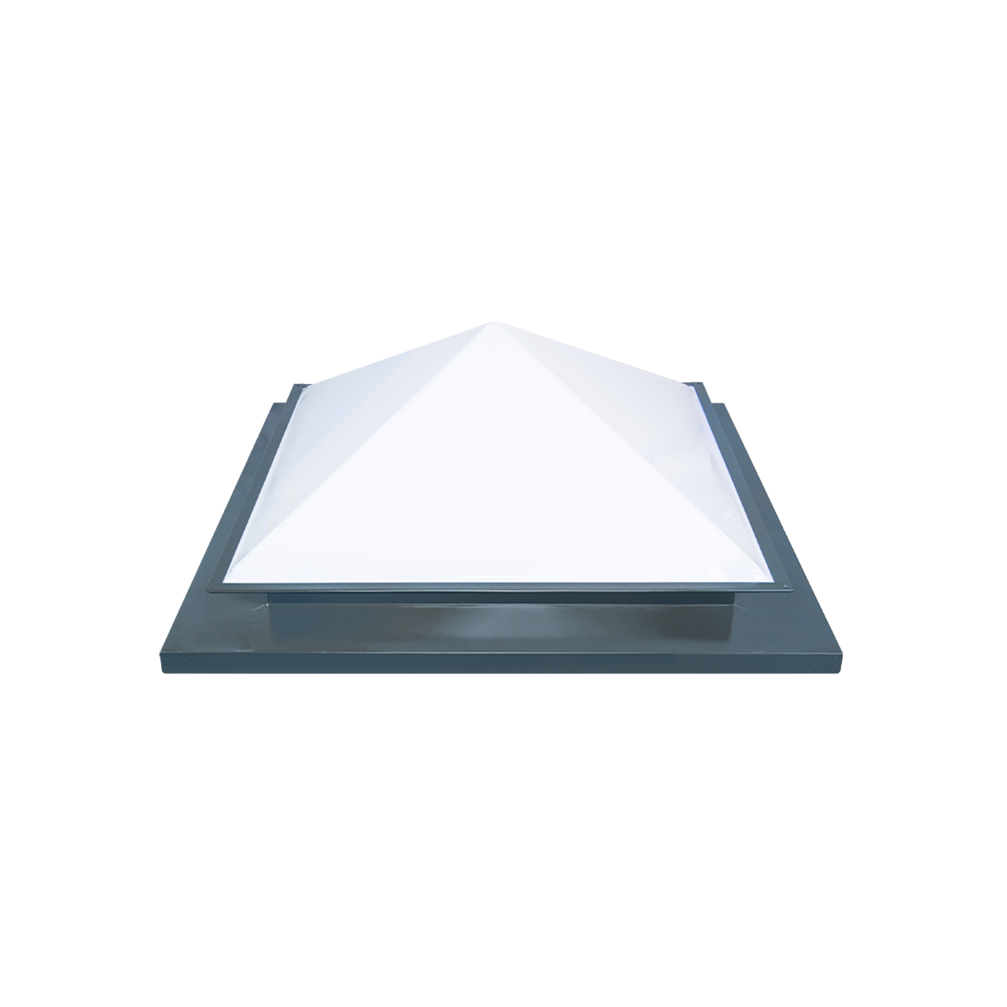 Pyramid Skylight|1000x1000mm|Hob Mount (Concrete)|Non-Vented|Opal