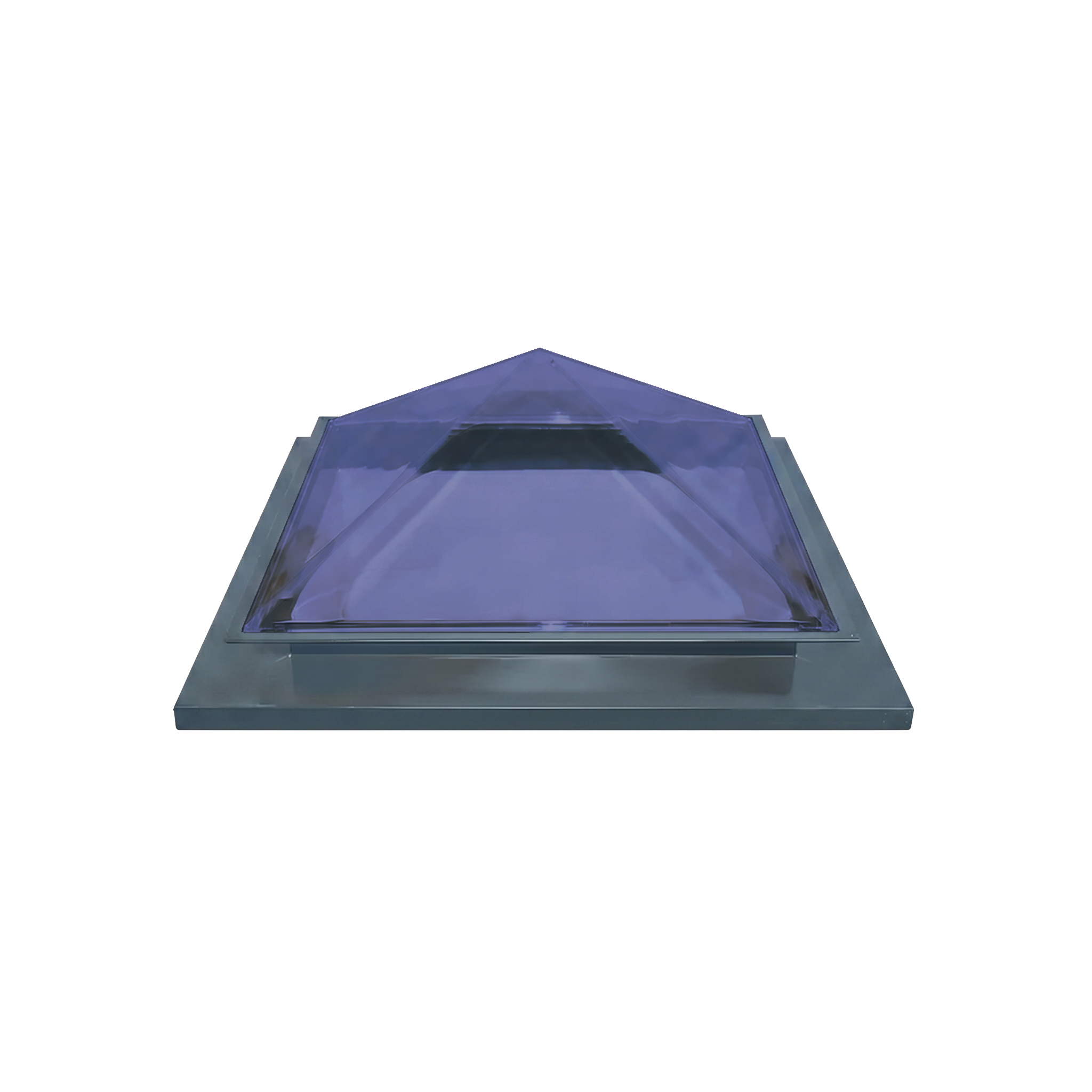 Pyramid Skylight|1000x1000mm|Hob Mount (Concrete)|Non-Vented|Tint