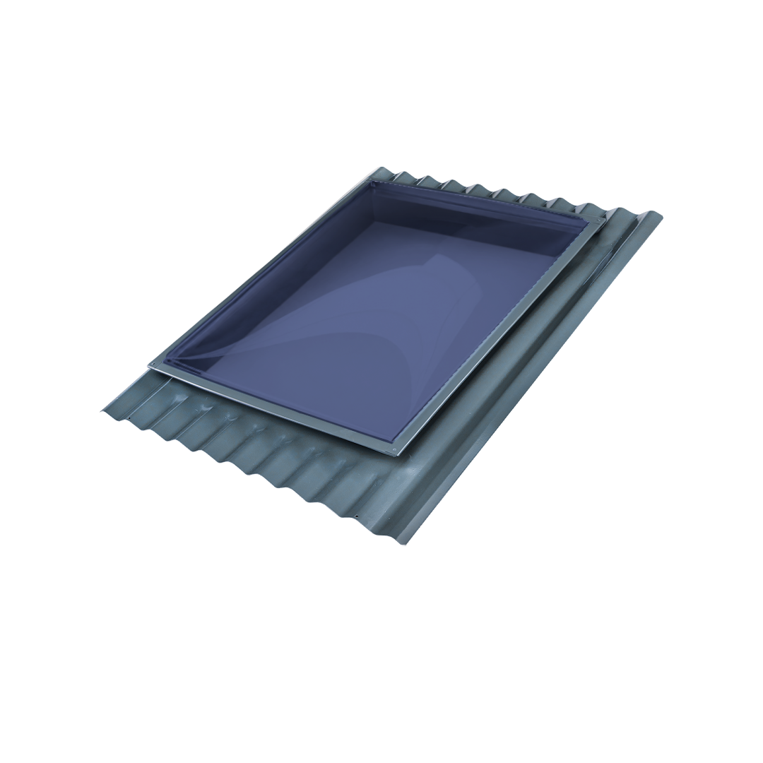 Traditional Skylight|400x400mm|Corrimate (Custom Orb/ Corrugated)|Vented|Tint