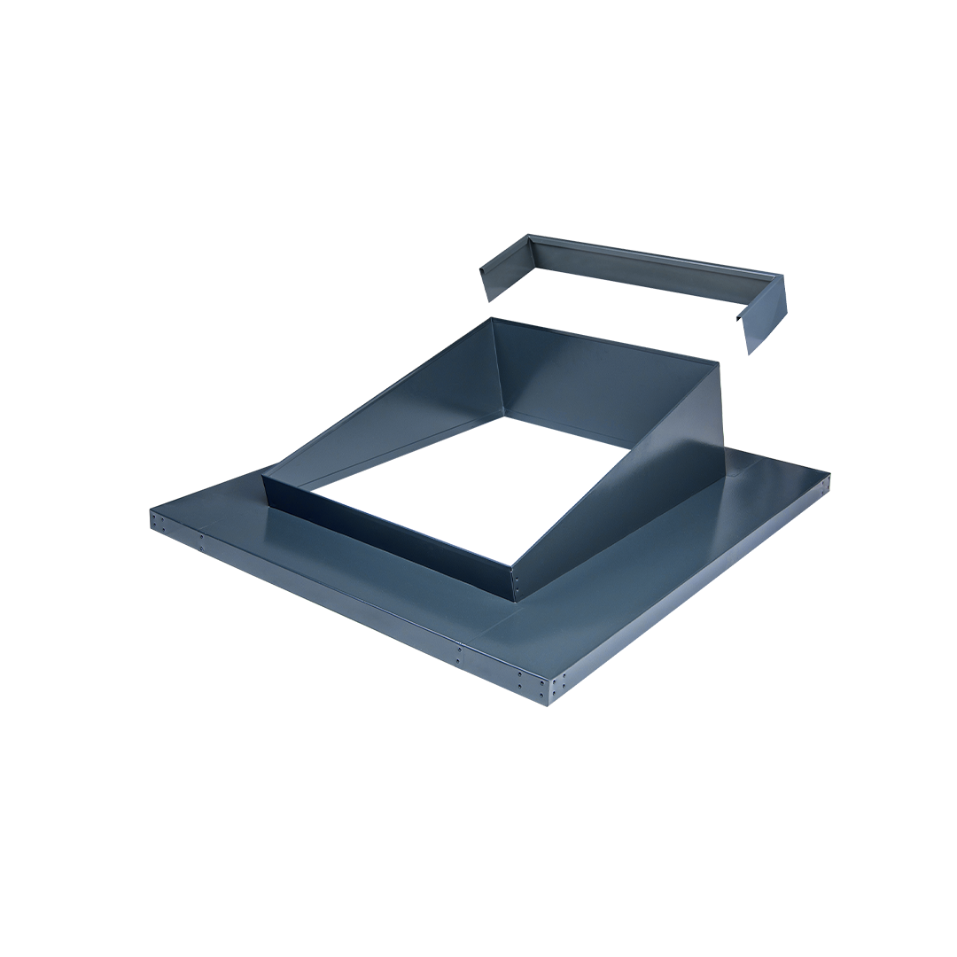 Velux Pitched Roof Flashing|C01 (550x700mm)|Metal Deck|0° - 7°|0.75mm Zincalume (Spot welded & silicon joined)