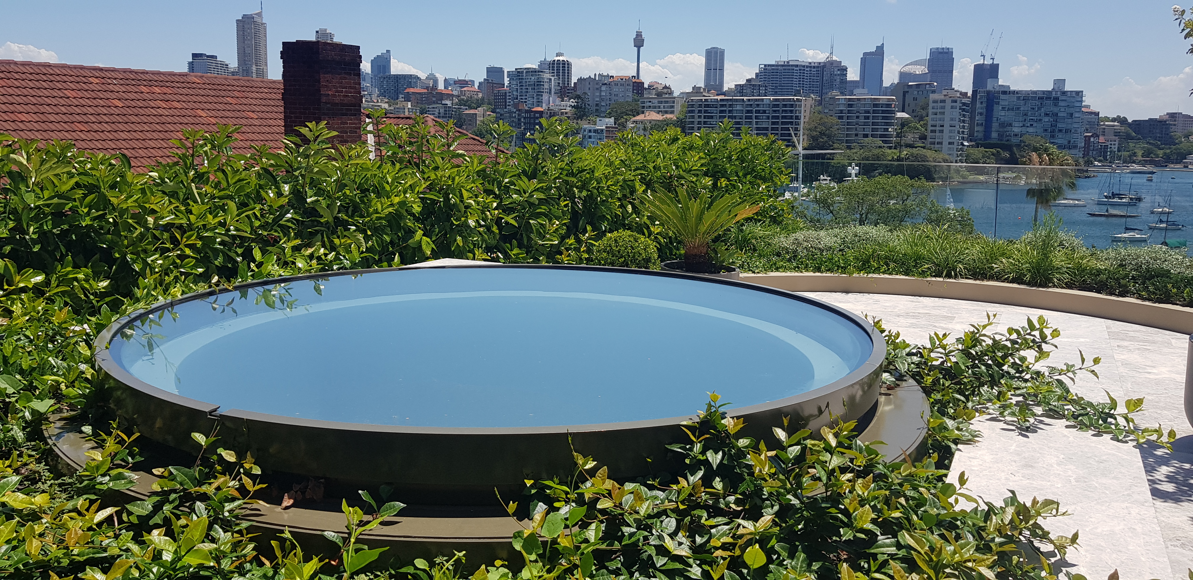 Circular Glass Skylight In Darling Point Nsw Skyspan