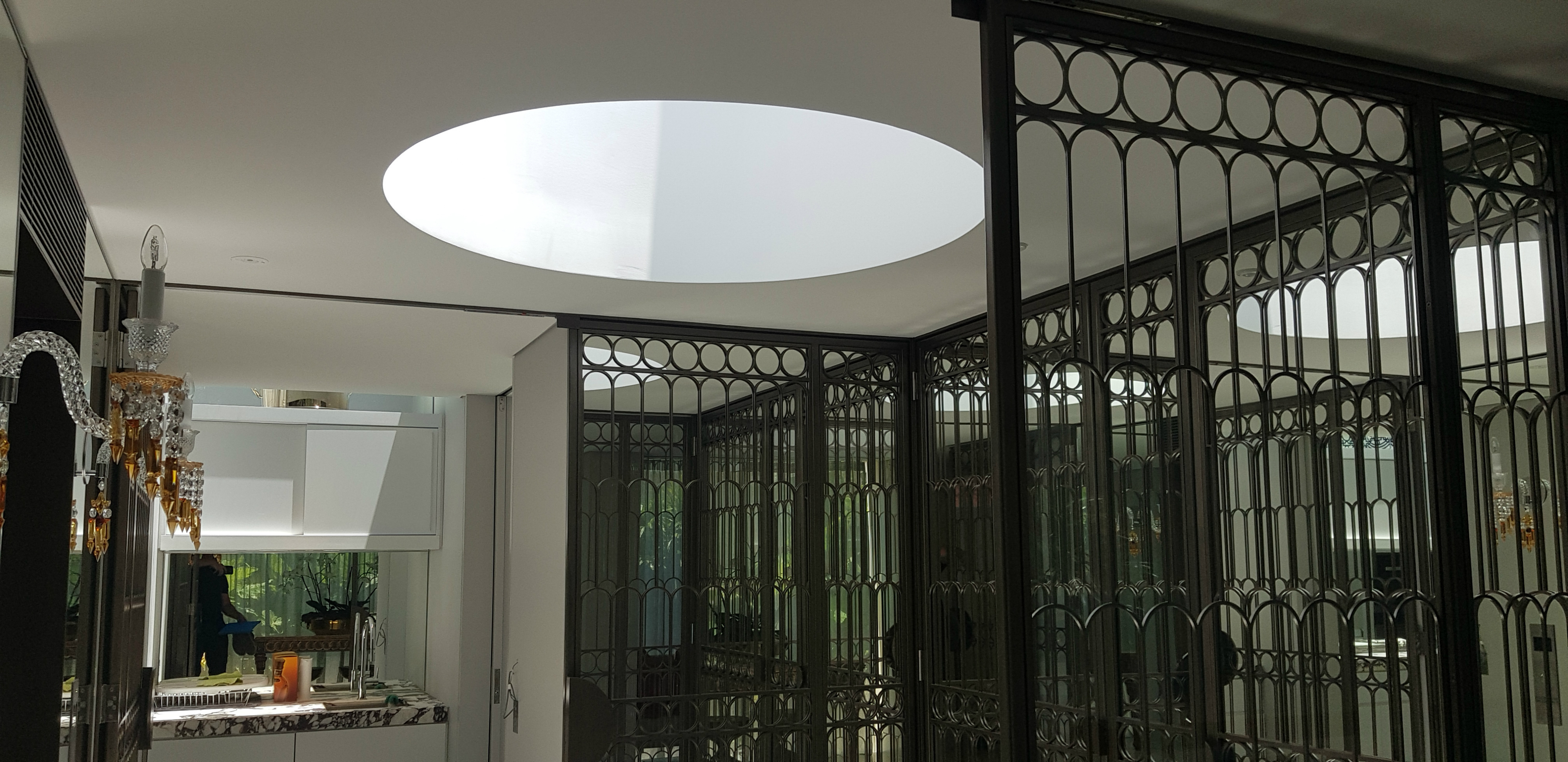 Large Circular Glass Skylight SKYSPAN