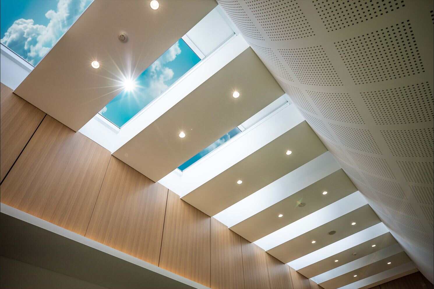 St Edmunds's College Skylights with Blinds - 1