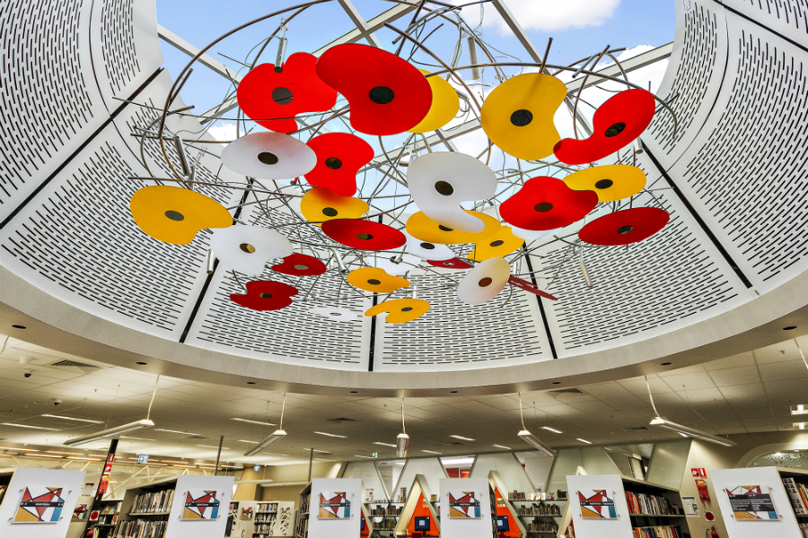 Large Circular Skylight Randwick Library Projects SKYSPAN